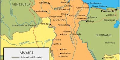 Peta Guyana politik 