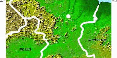 Peta - peta satelit Guyana